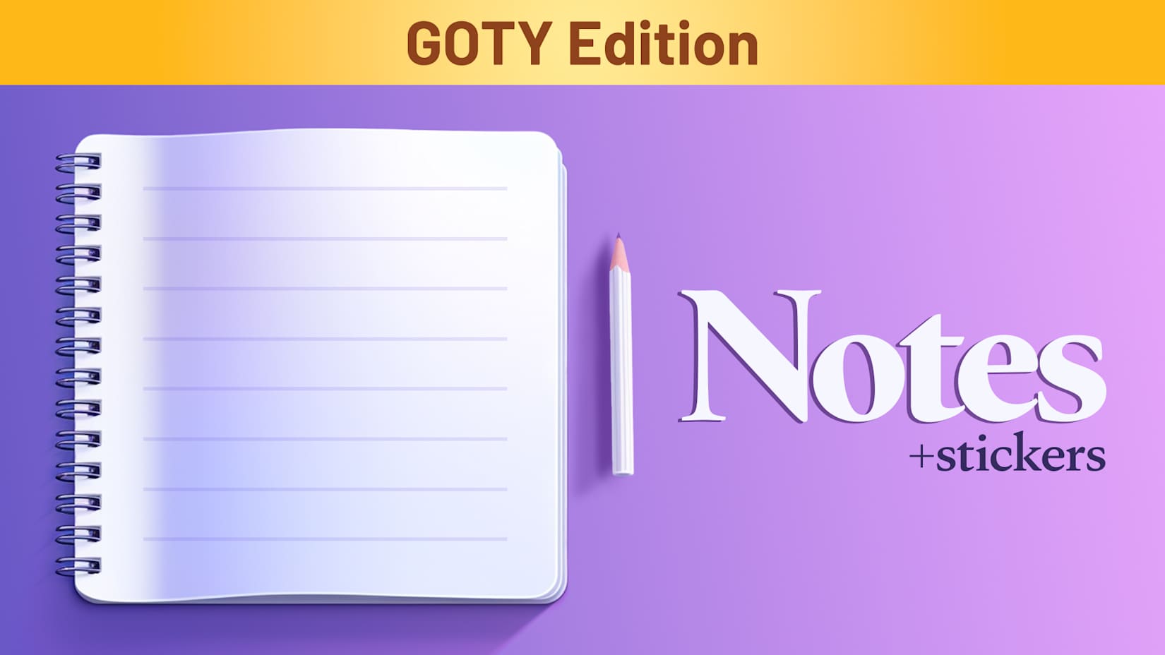 Capa de Notes + Stickers GOTY Edition