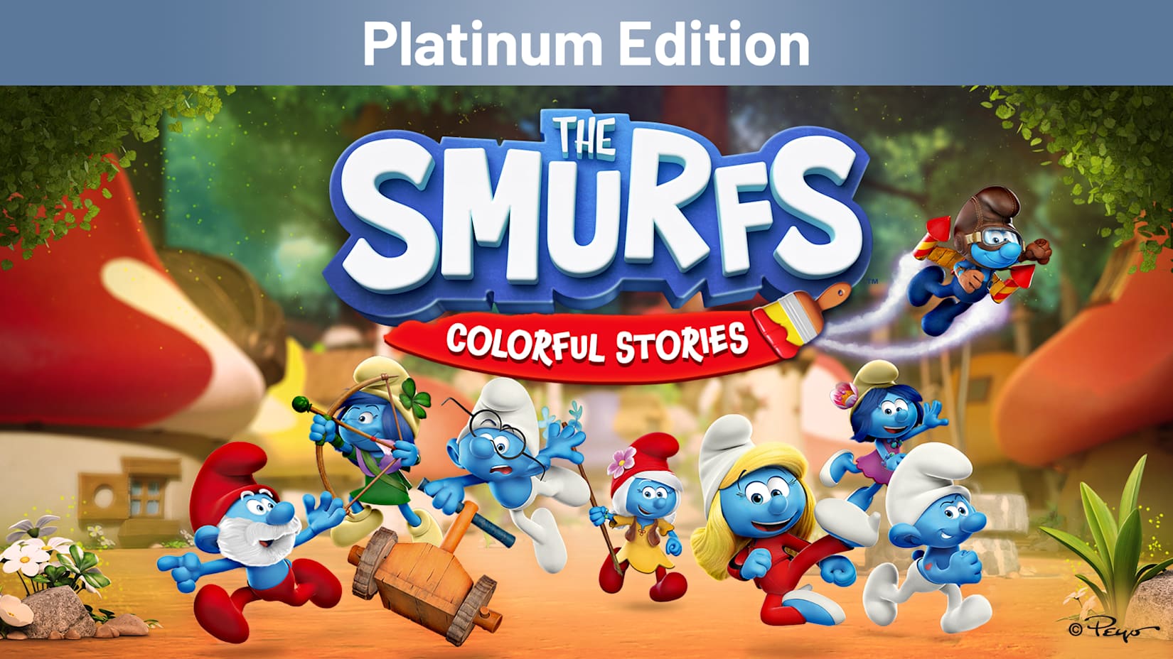 Capa de The Smurfs: Colorful Stories Platinum Edition