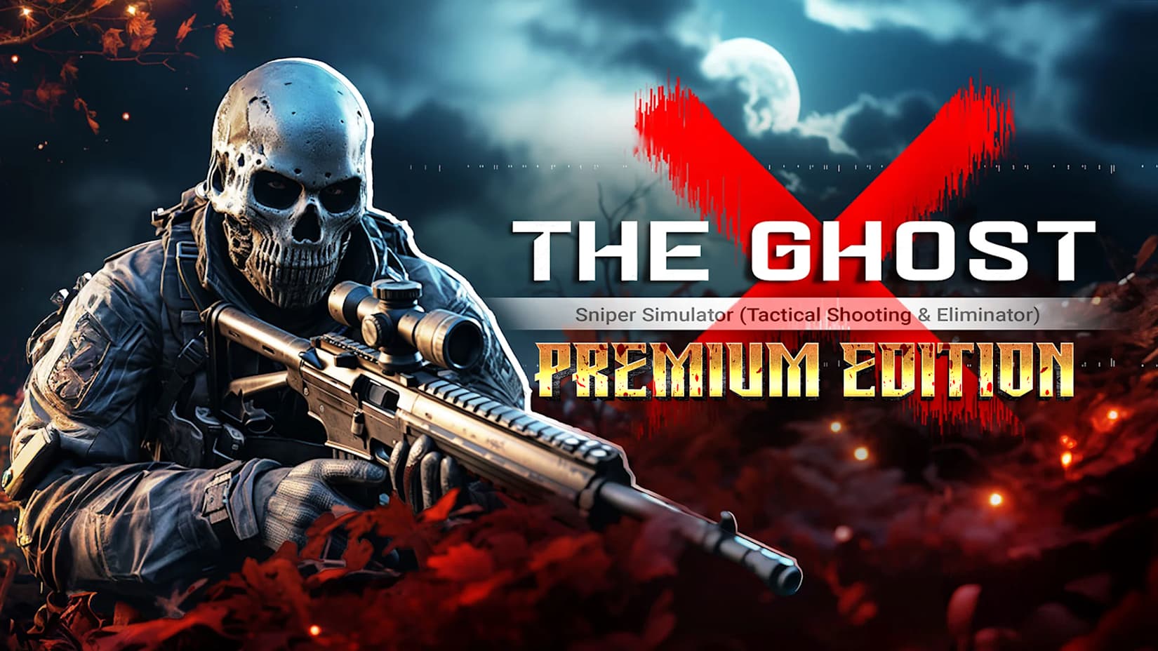 The GhostX : Sniper Simulator (Tactical Shooting & Eliminator) PREMIUM EDITION 封面