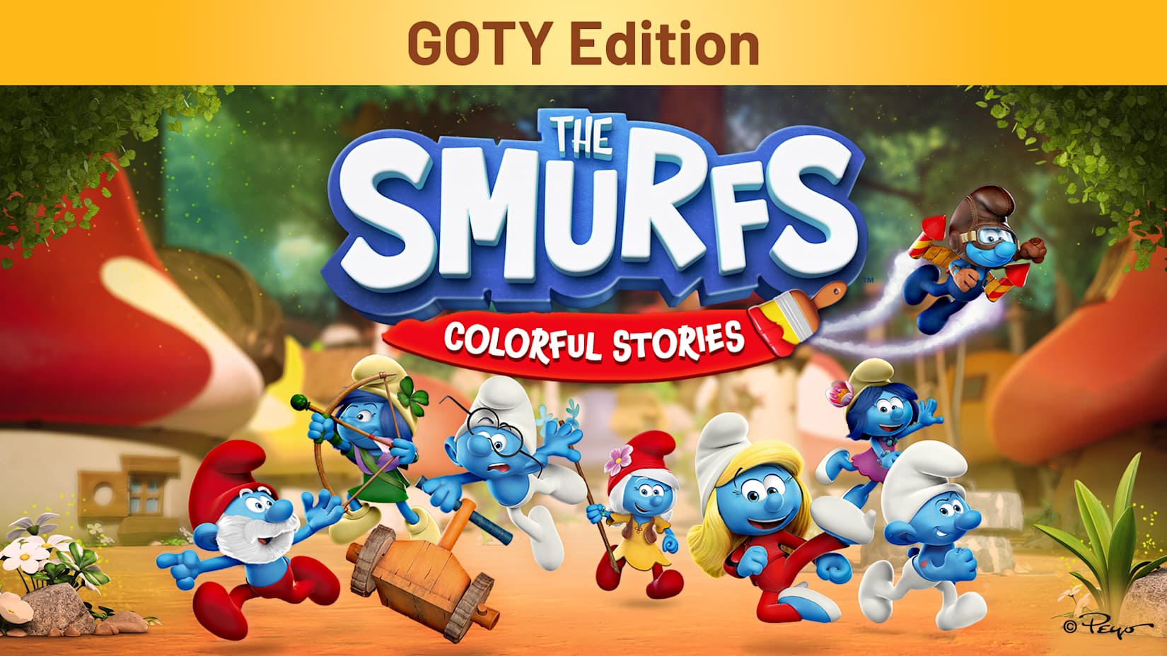 Capa de The Smurfs: Colorful Stories GOTY Edition