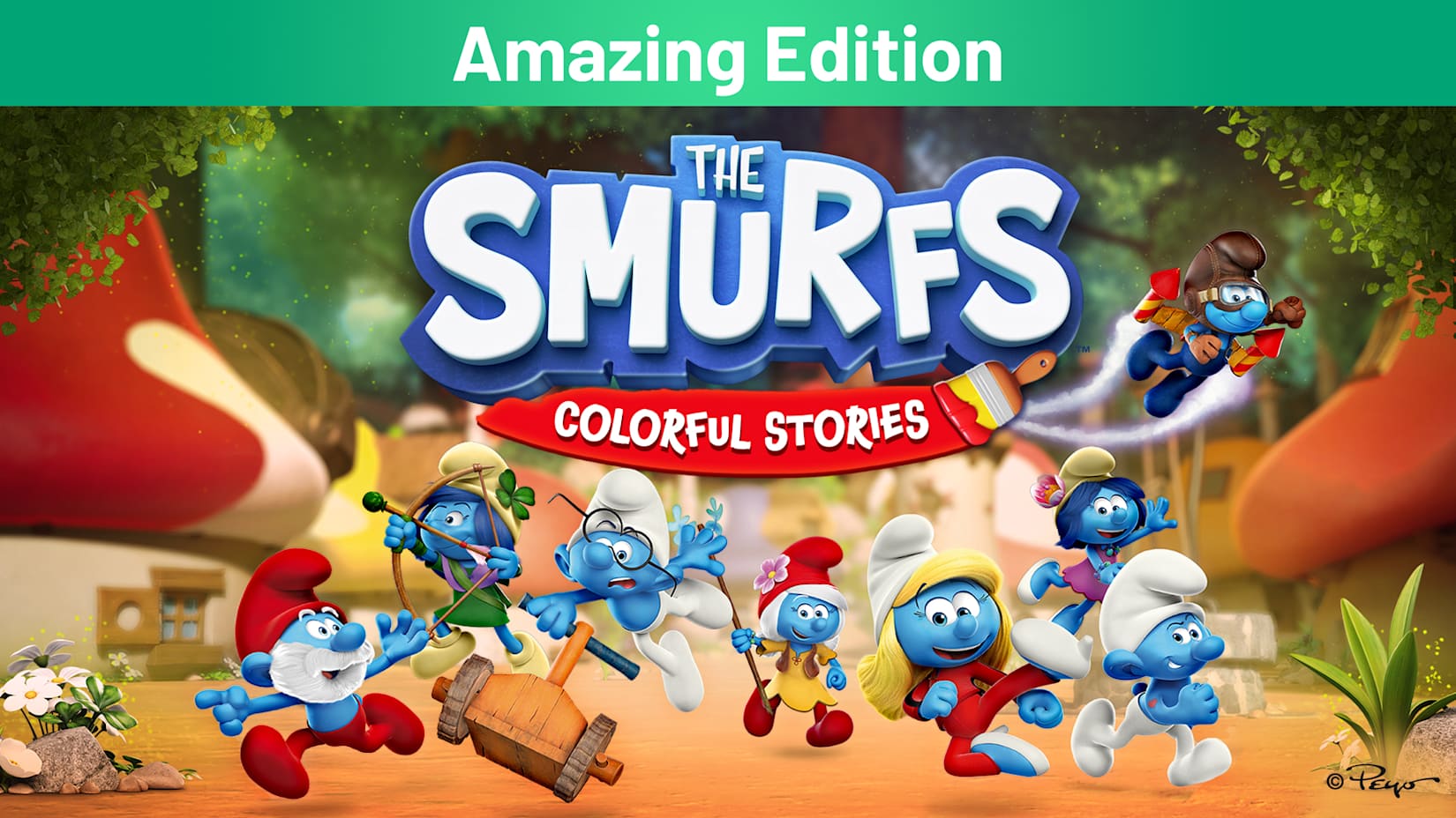 Capa de The Smurfs: Colorful Stories Amazing Edition