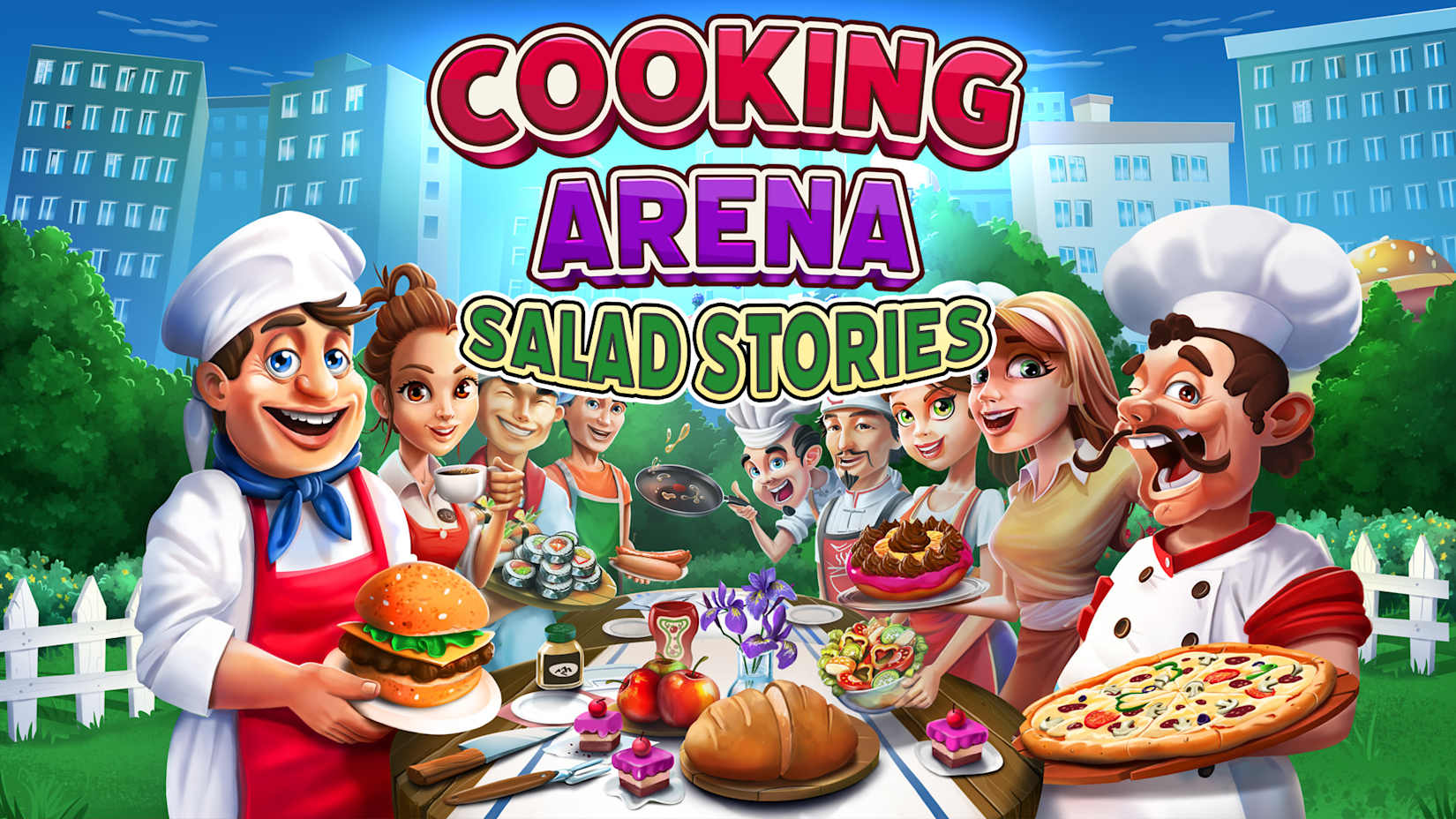 Capa de Cooking Arena Salad Stories