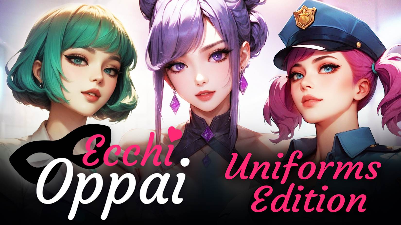 Capa de Ecchi Oppai: Uniforms Edition