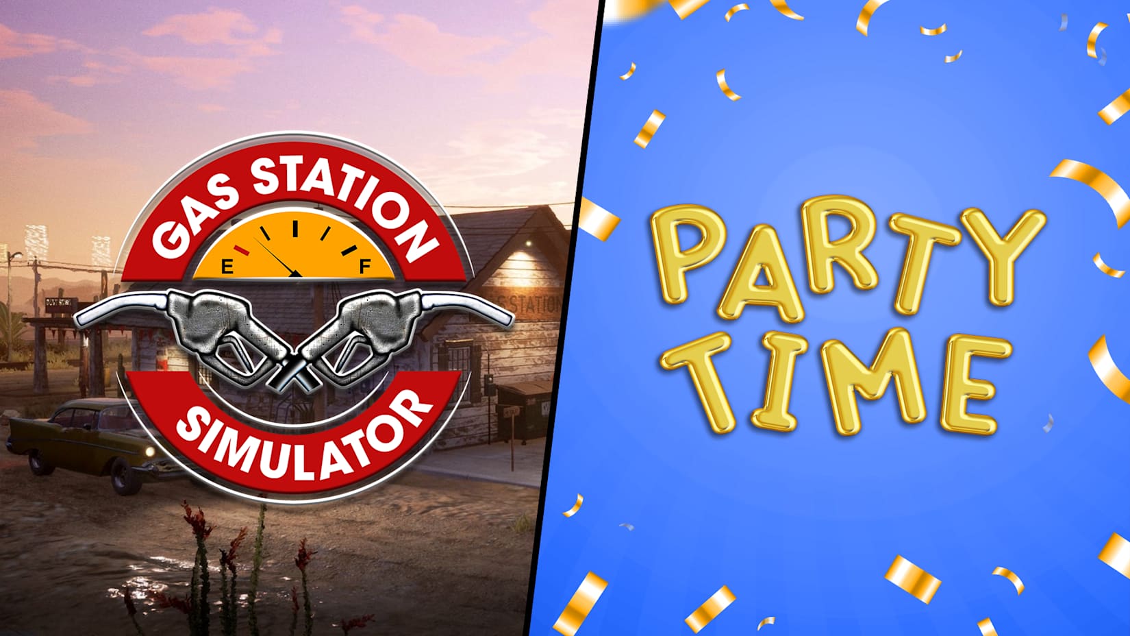 Gas Station Simulator and Party Time DLC Bundle 封面