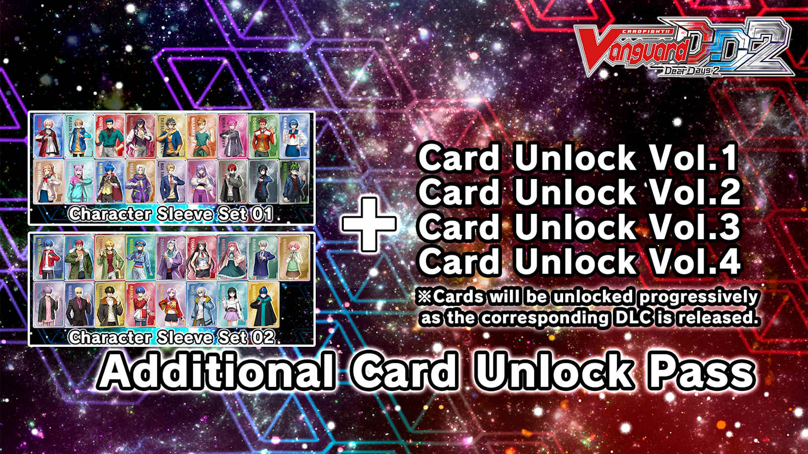 Capa de Cardfight!! Vanguard DD 2:Additional Card Unlock Pass