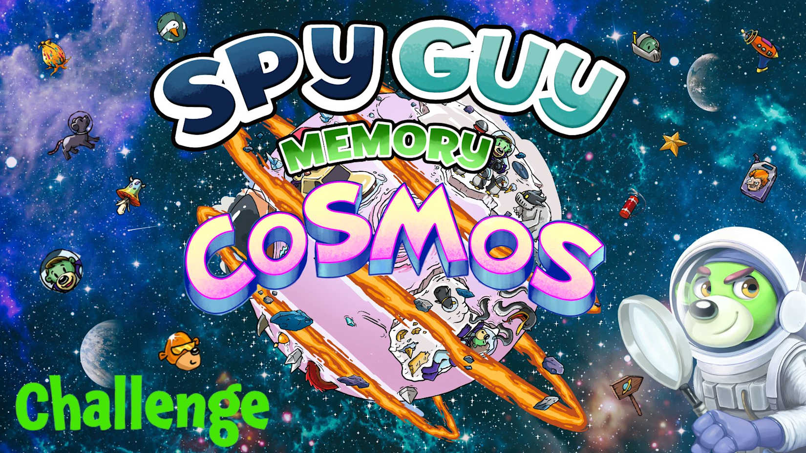 Capa de Spy Guy Memory Cosmos Challenge