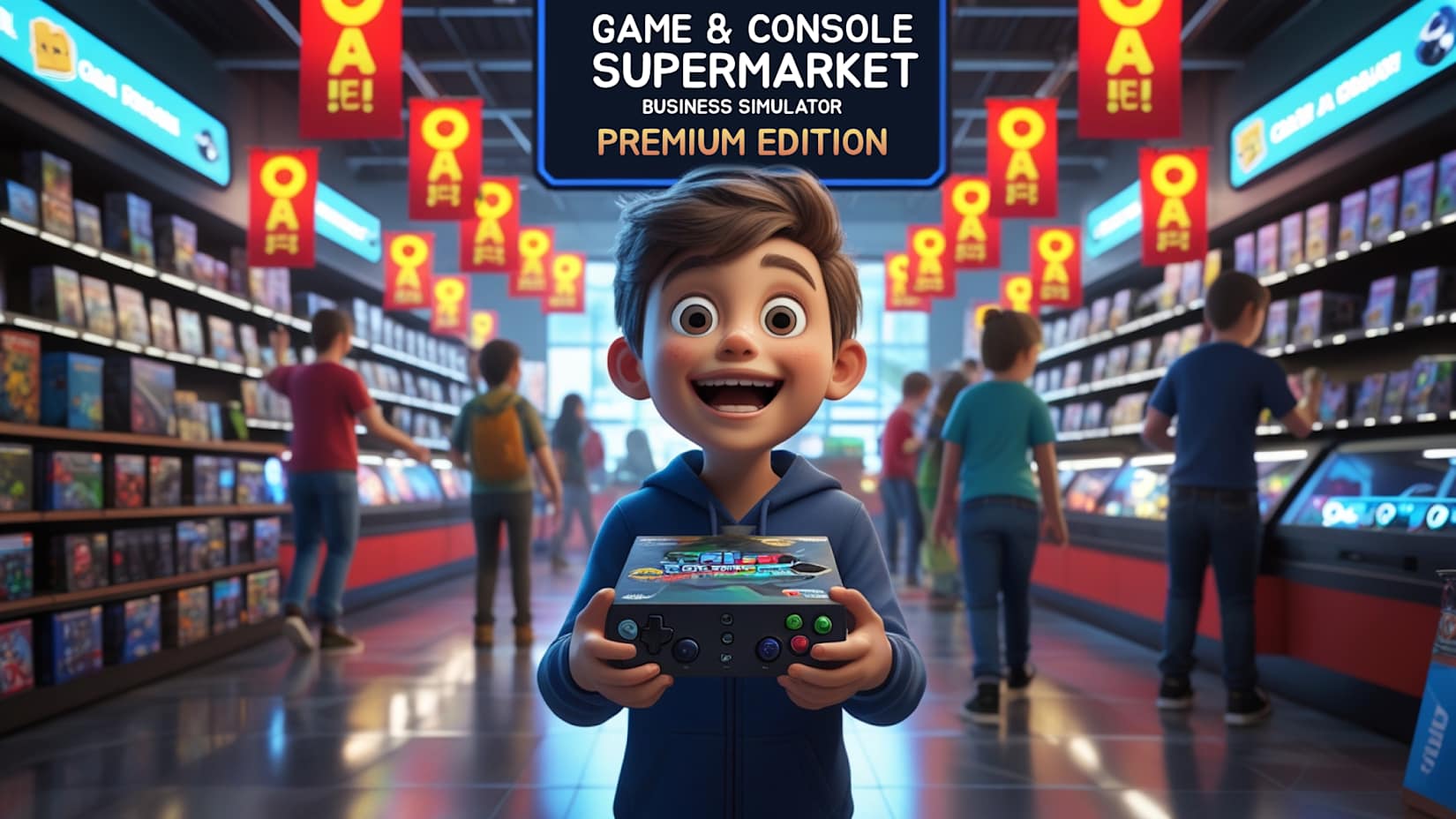 Capa de Game & Console Supermarket: Business Simulator Premium Edition