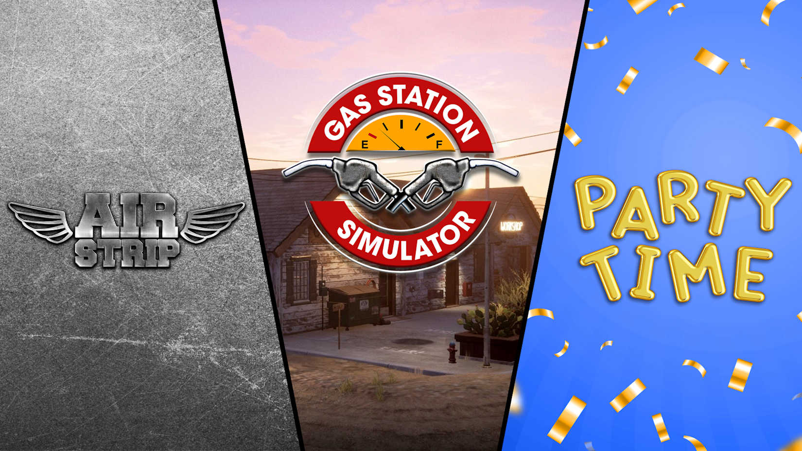 Gas Station Simulator, Airstrip DLC and Party Time DLC Bundle 封面