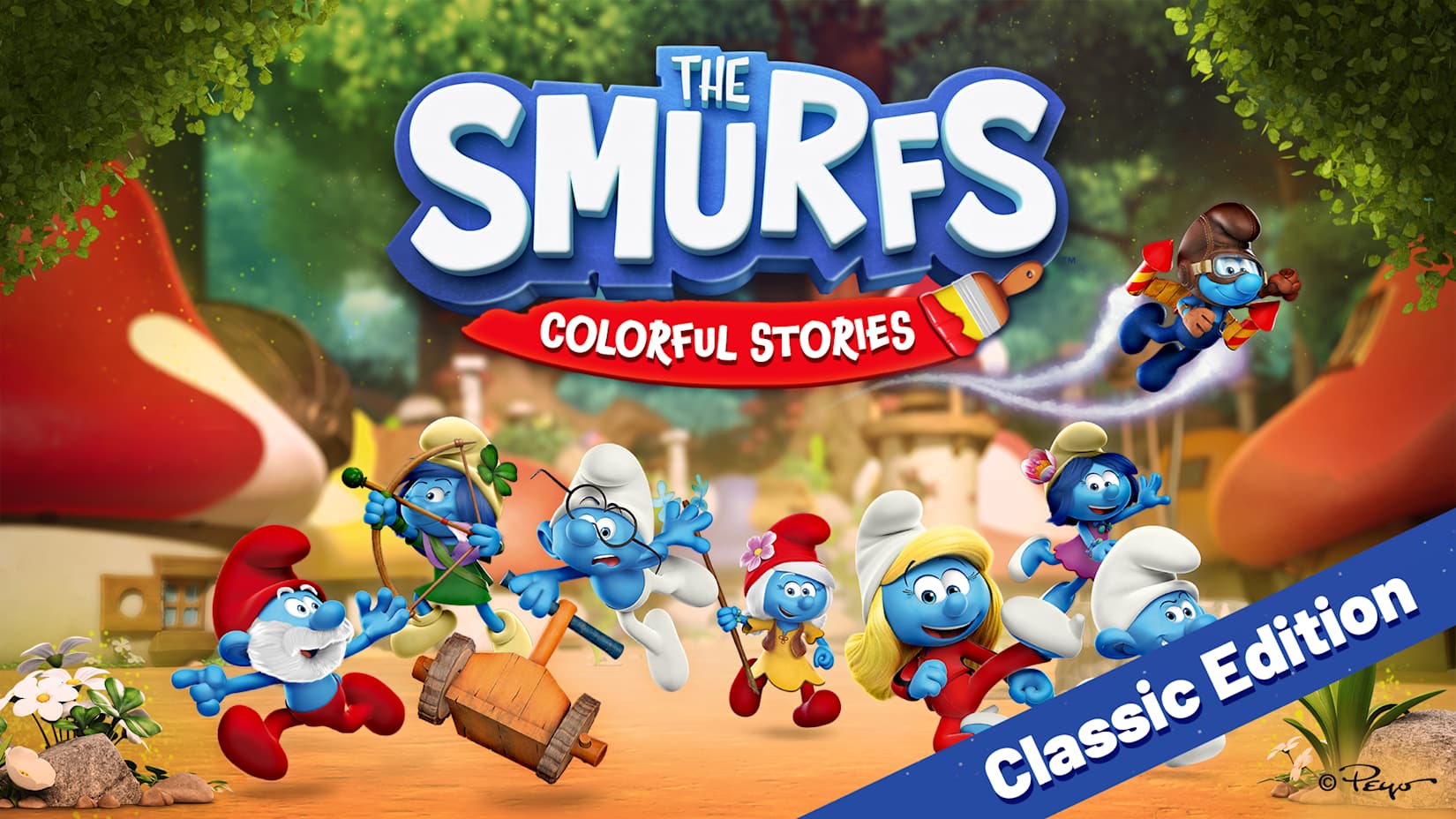 Capa de The Smurfs: Colorful Stories Classic Edition
