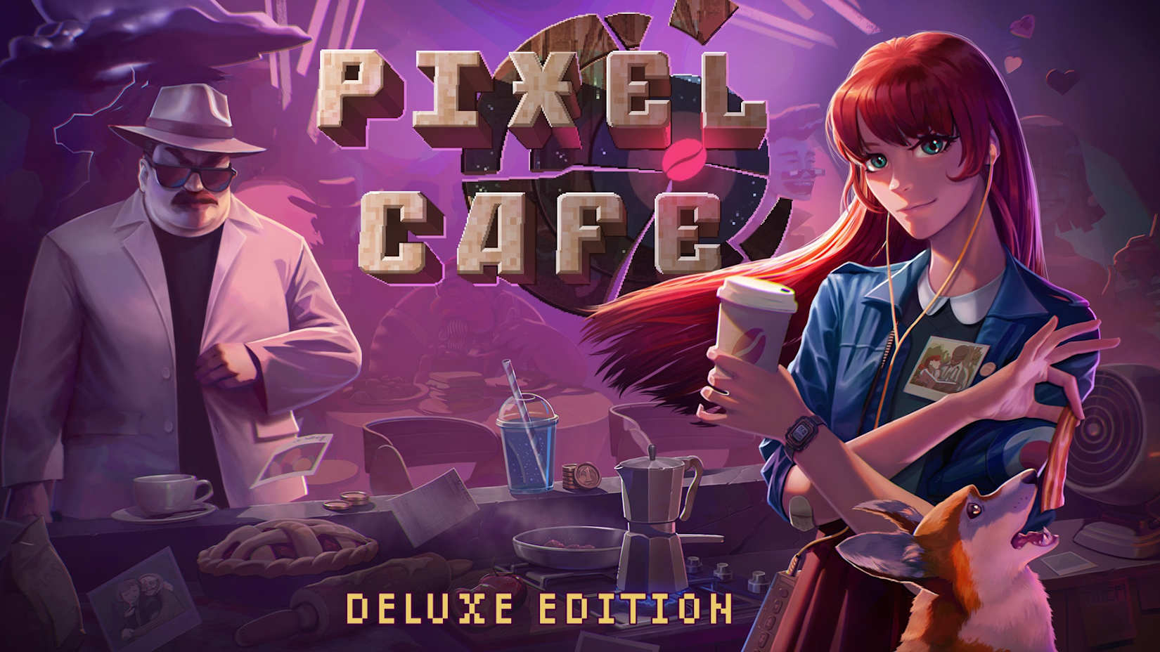 Capa de Pixel Cafe Deluxe Edition