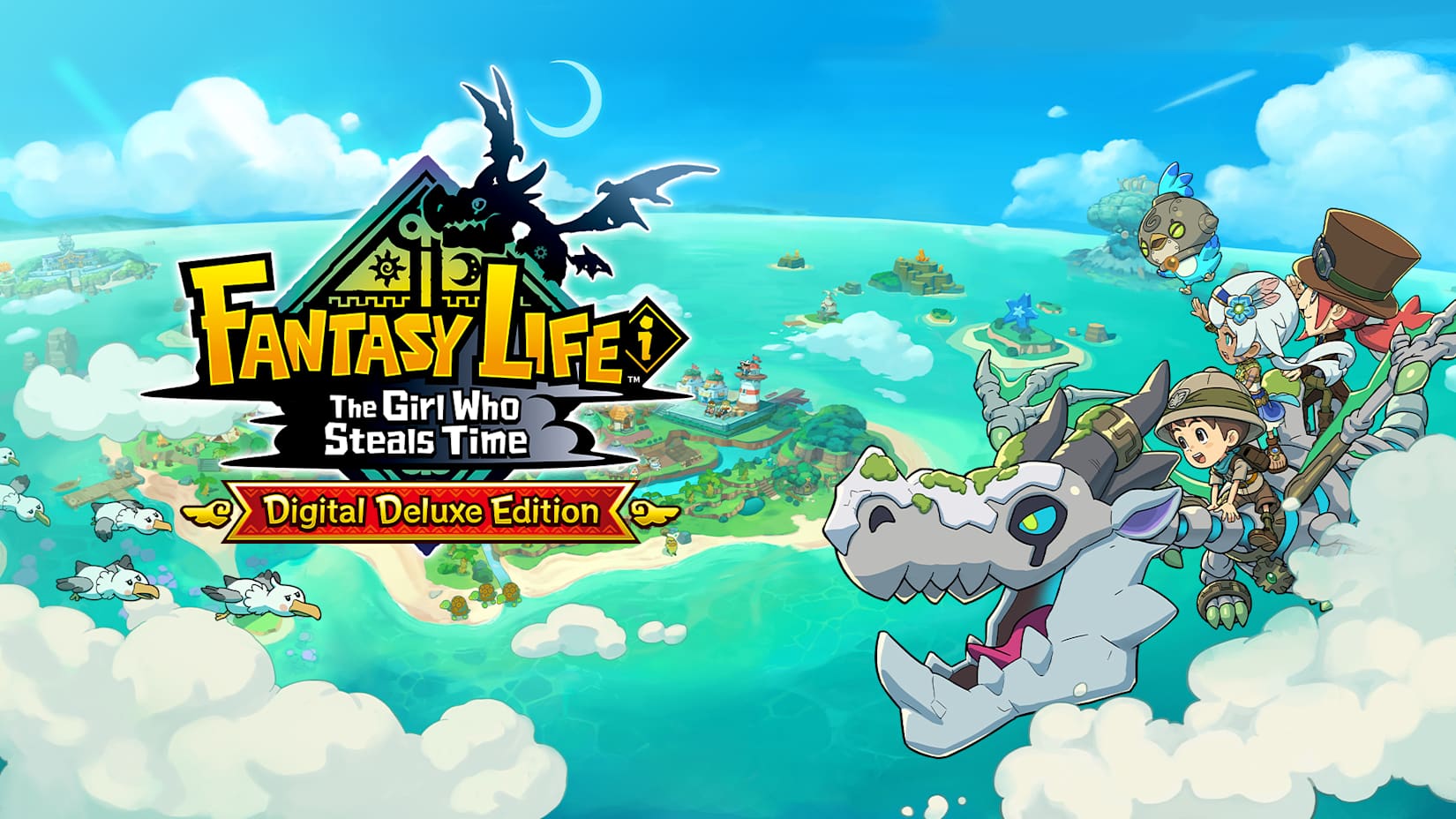 Capa de FANTASY LIFE i: The Girl Who Steals Time  Edição Digital Deluxe