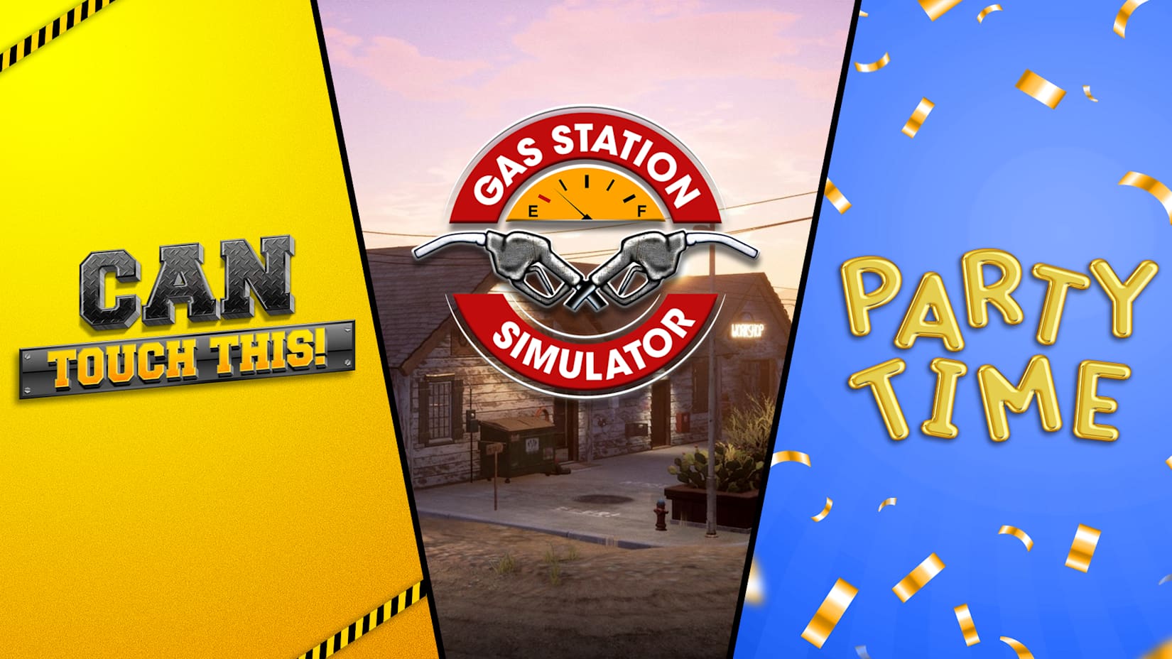 Gas Station Simulator, Can Touch This DLC and Party Time DLC Bundle 封面
