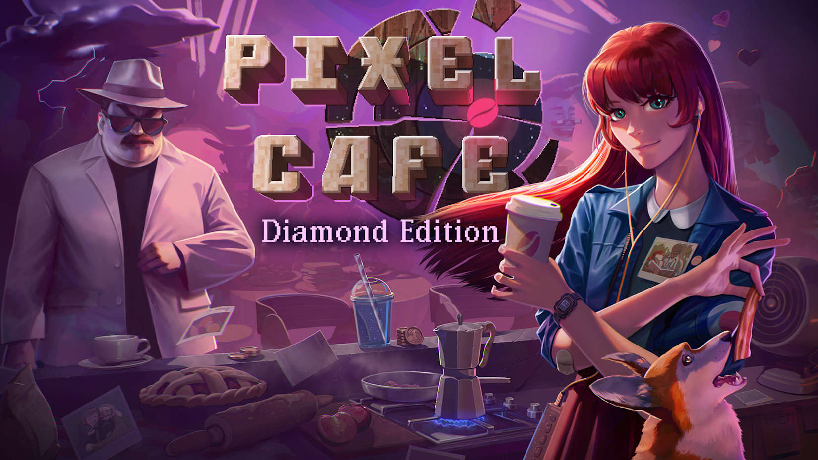 Capa de Pixel Cafe Diamond Edition