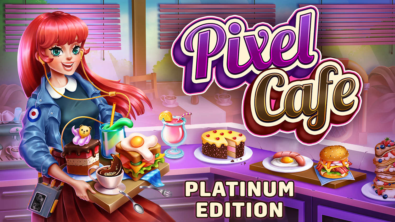 Capa de Pixel Cafe Platinum Edition