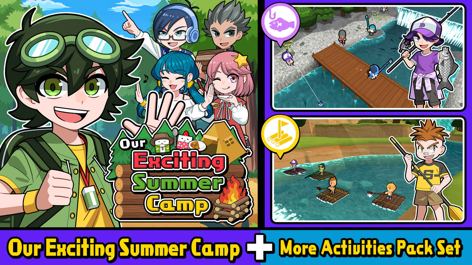 Capa de Our Exciting Summer Camp + More Activities Pack Set