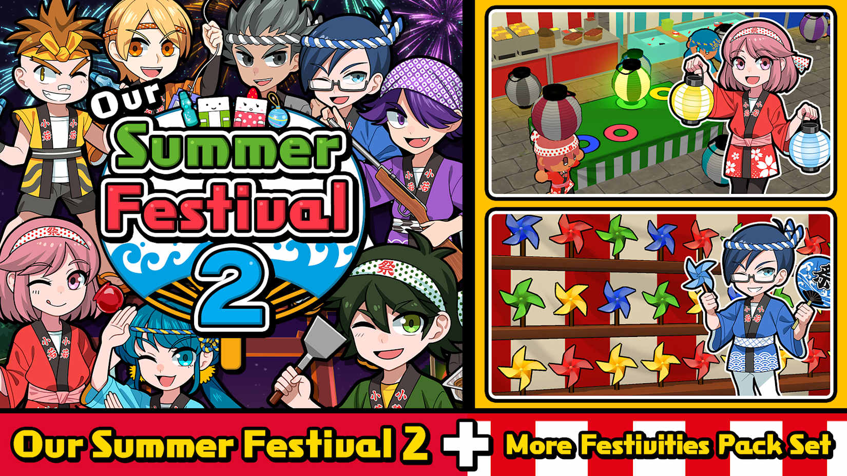 Capa de Our Summer Festival 2 + More Festivities Pack Set