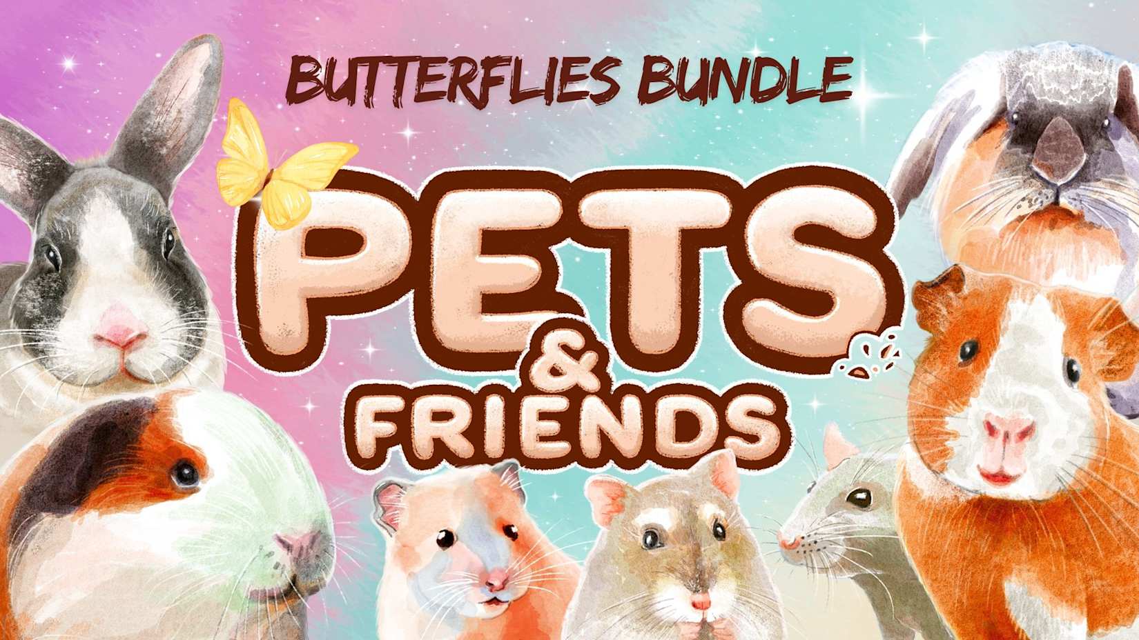 Capa de Pets and Friends Butterflies Bundle