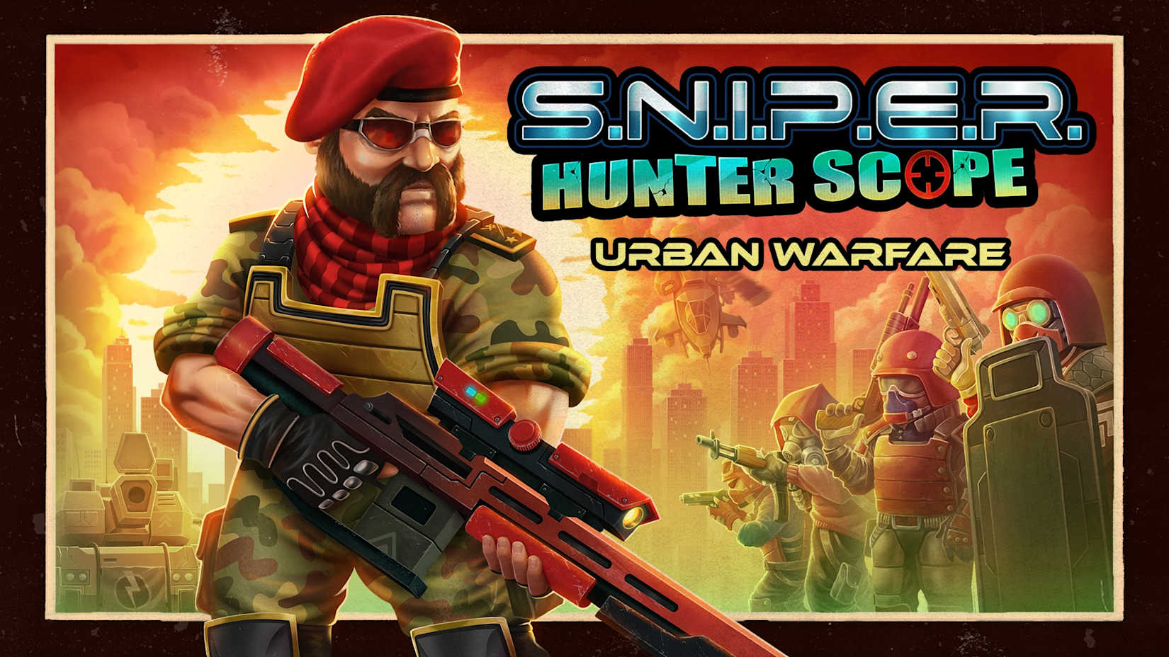 Capa de S.N.I.P.E.R. - Hunter Scope Urban Warfare