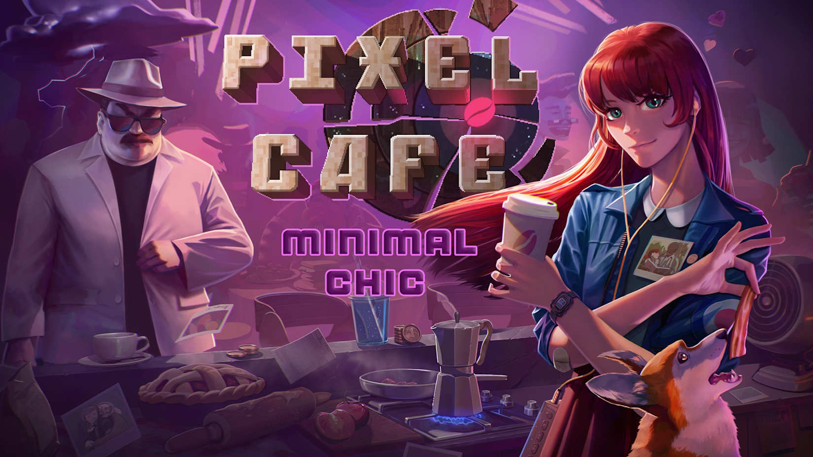 Capa de Pixel Cafe Minimal Chic