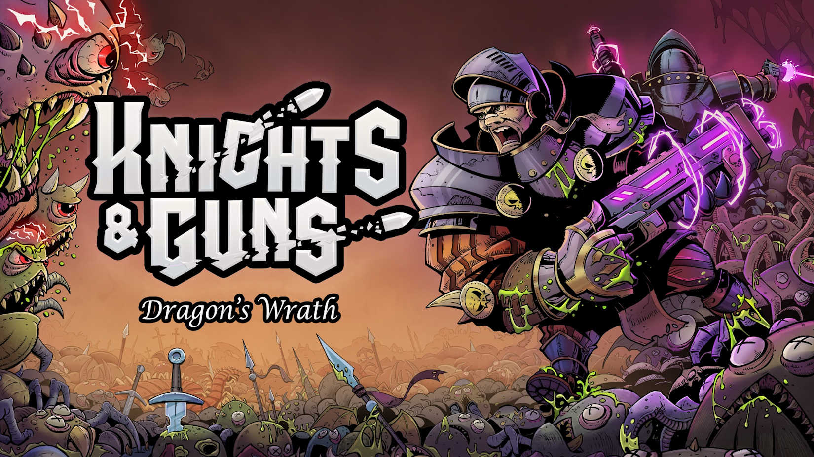 Capa de Knights & Guns Dragon’s Wrath