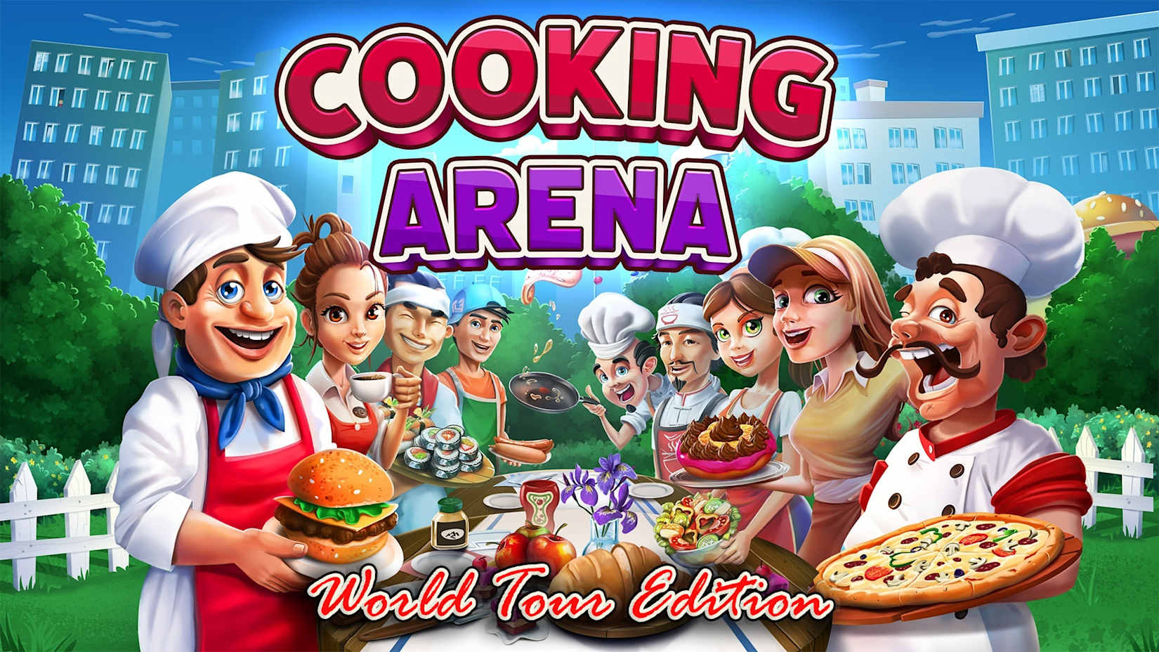 Capa de Cooking Arena World Tour Edition