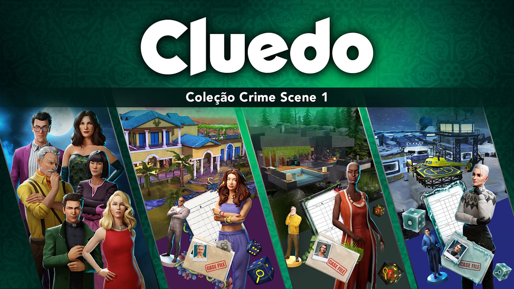 Capa de Clue: Coleção Cena do Crime 1