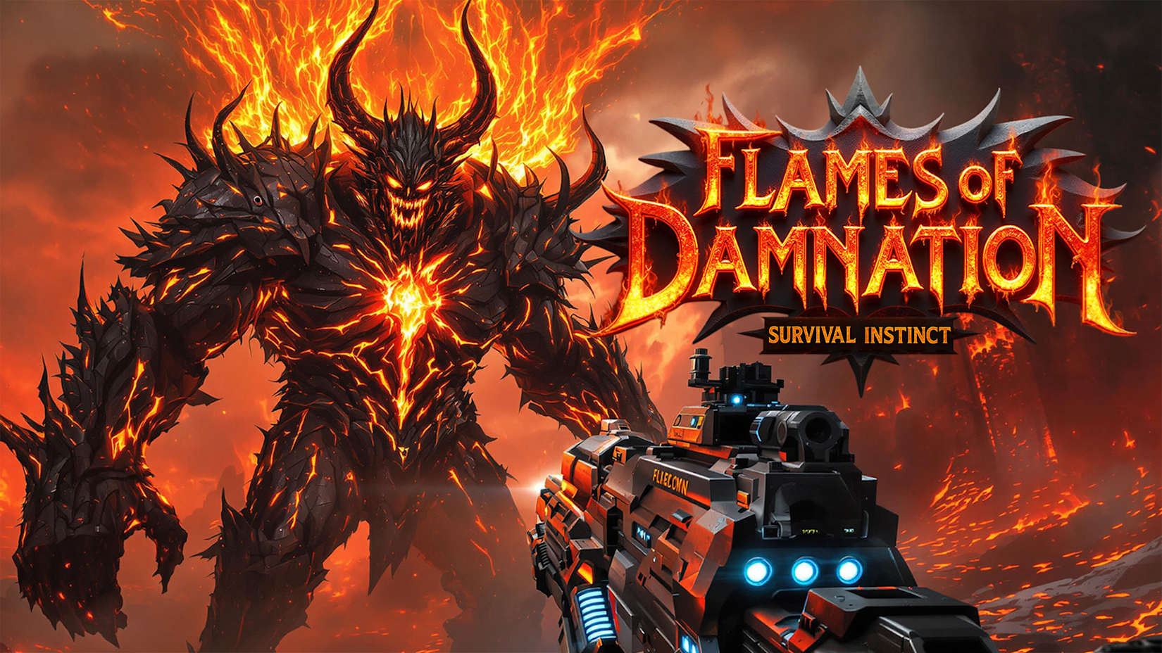 Flames of Damnation: Survival Instinct 封面