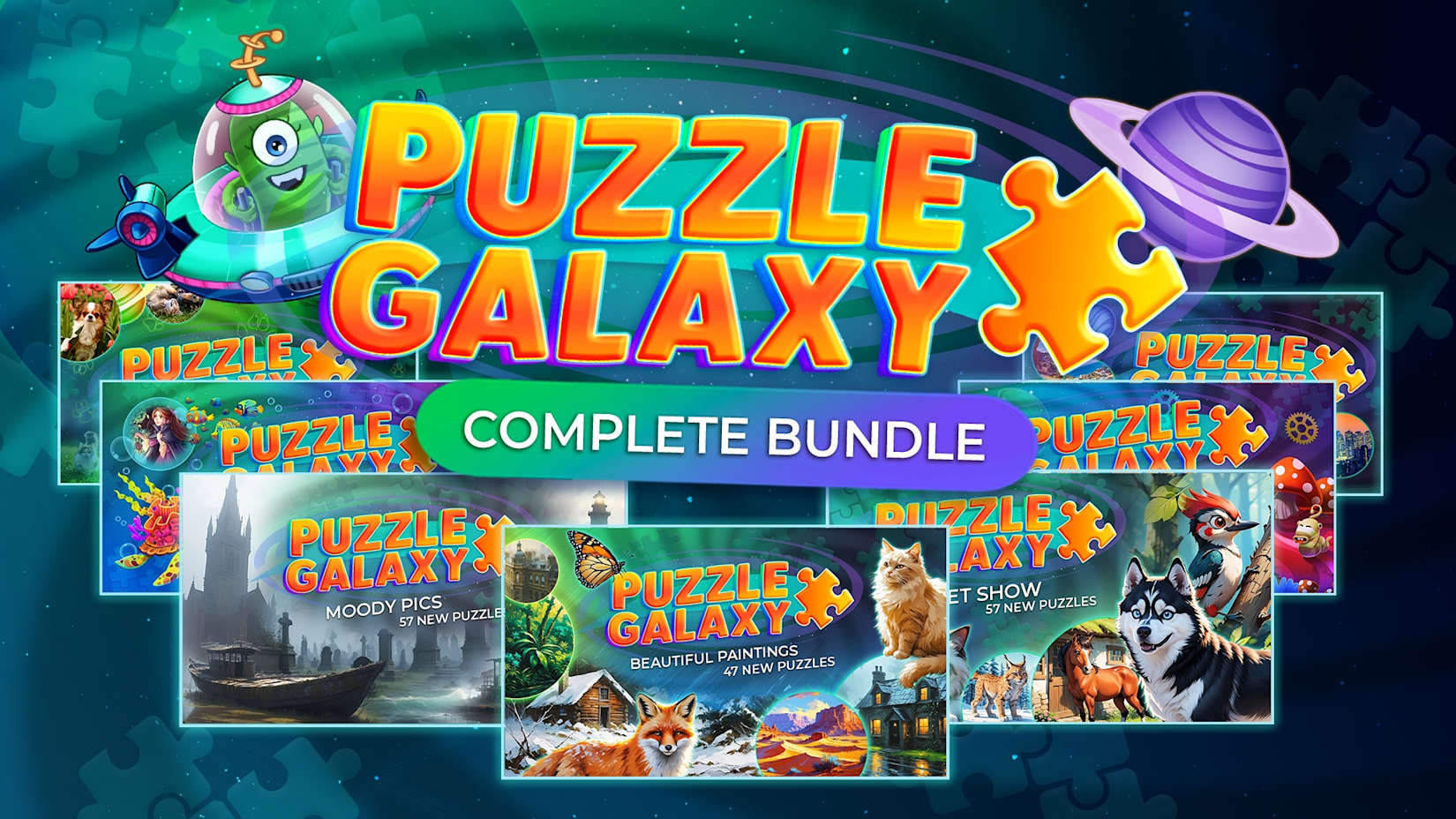 Capa de Puzzle Galaxy: Complete Bundle
