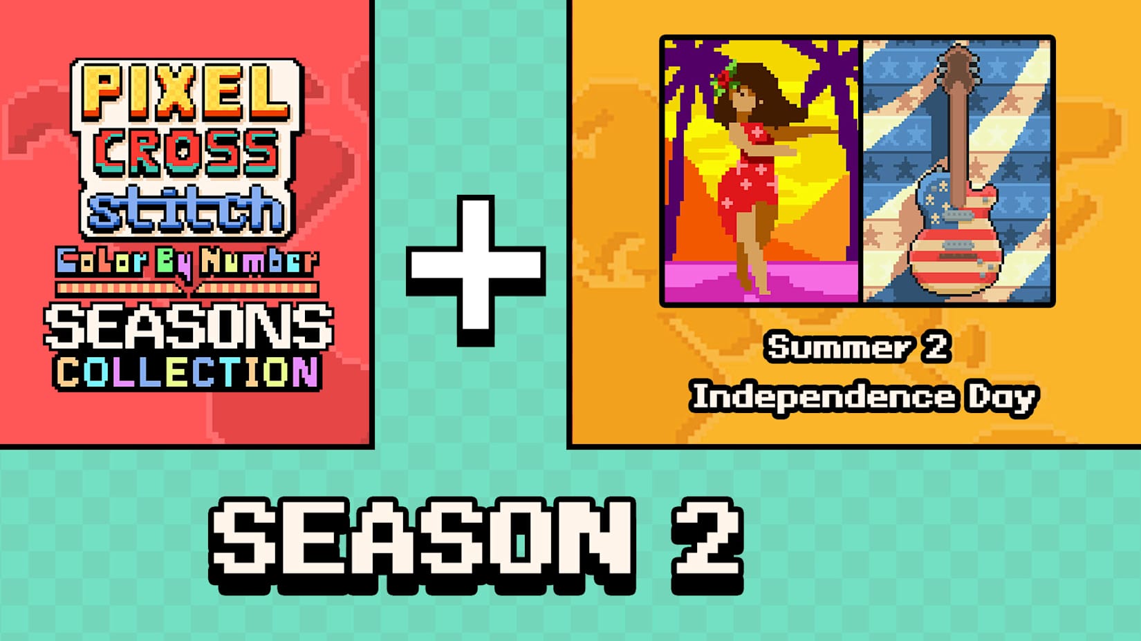 Pixel Cross Stitch Color by Number Seasons Collection Season 2 封面