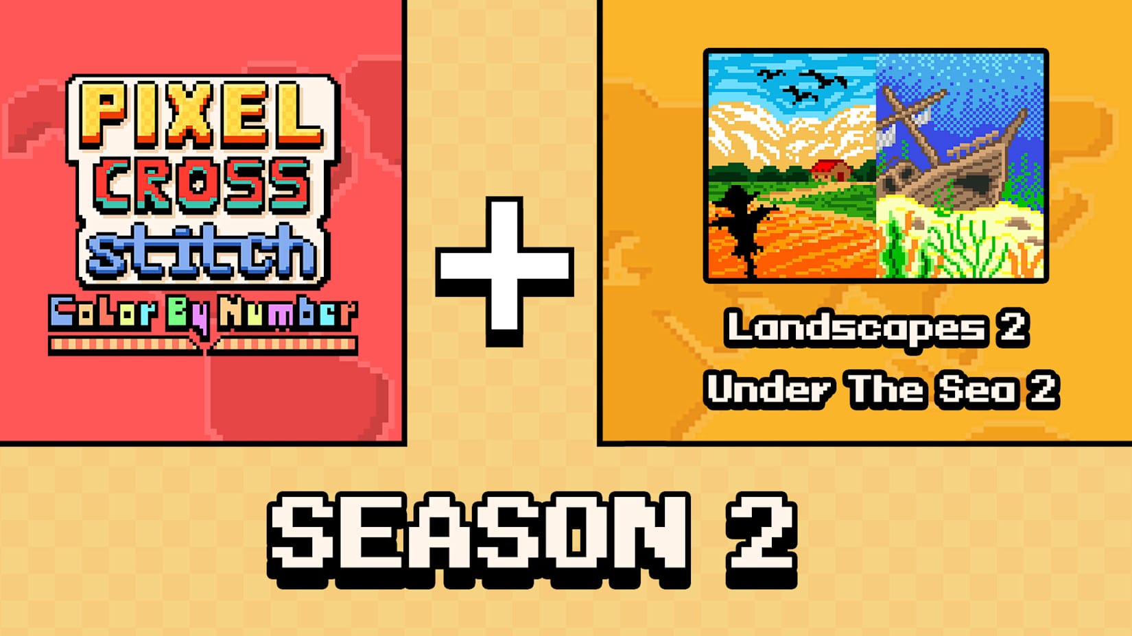 Capa de Pixel Cross Stitch Color by Number: Season 2