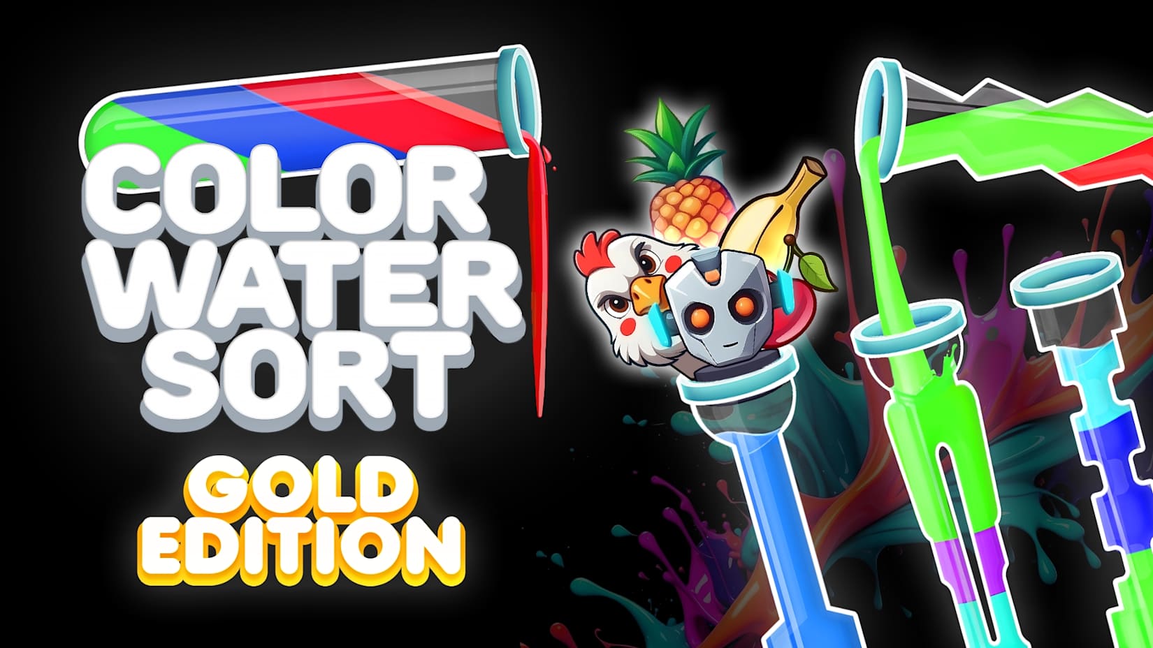 Color Water Sort: Gold Edition 封面