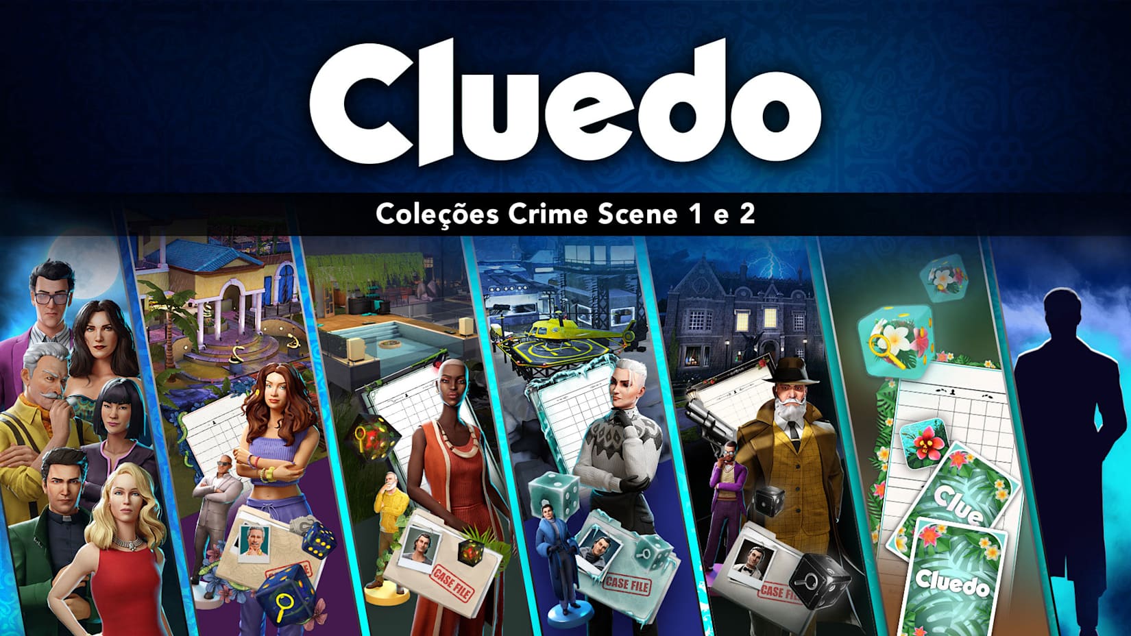 Capa de Cluedo: Coleções de Cena do Crime 1 & 2