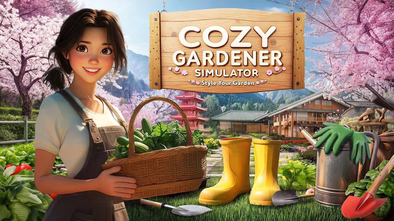 Cozy Gardener Simulator: Style Your Garden 封面
