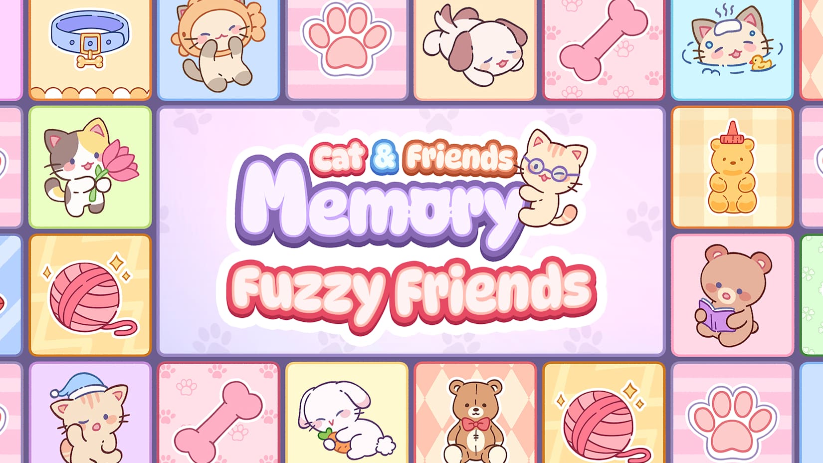 Cat & Friends Memory Fuzzy Friends 封面
