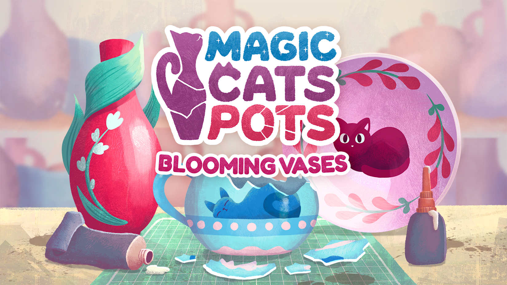 Magic Cats Pots Blooming Vases 封面