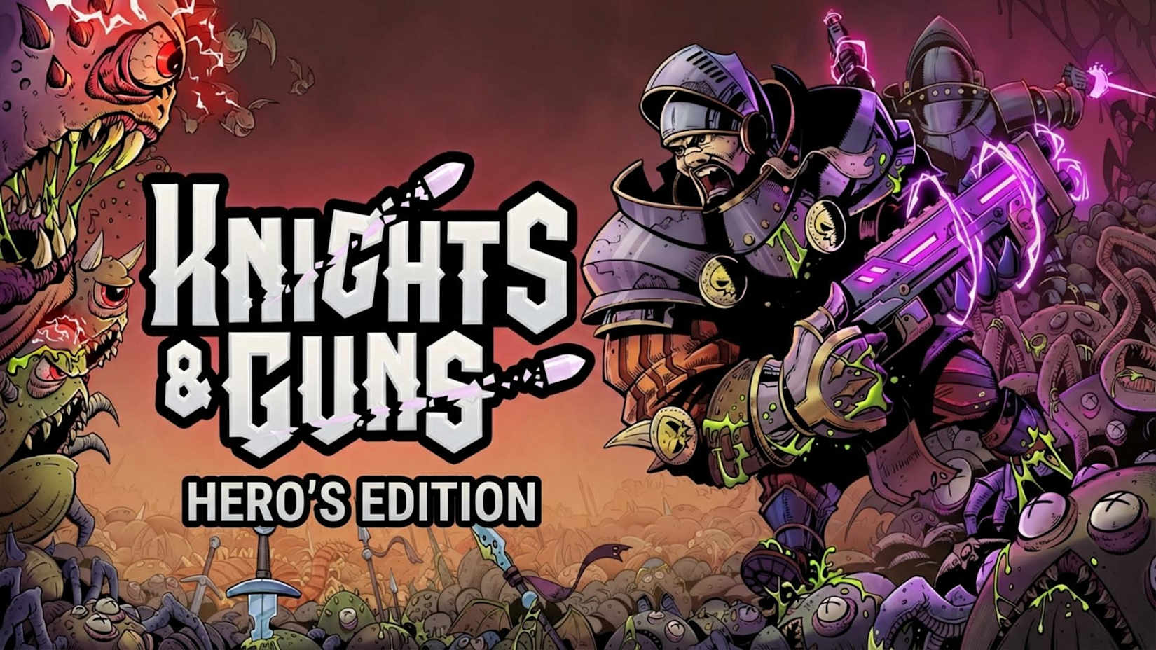 Capa de Knights & Guns Hero's Edition