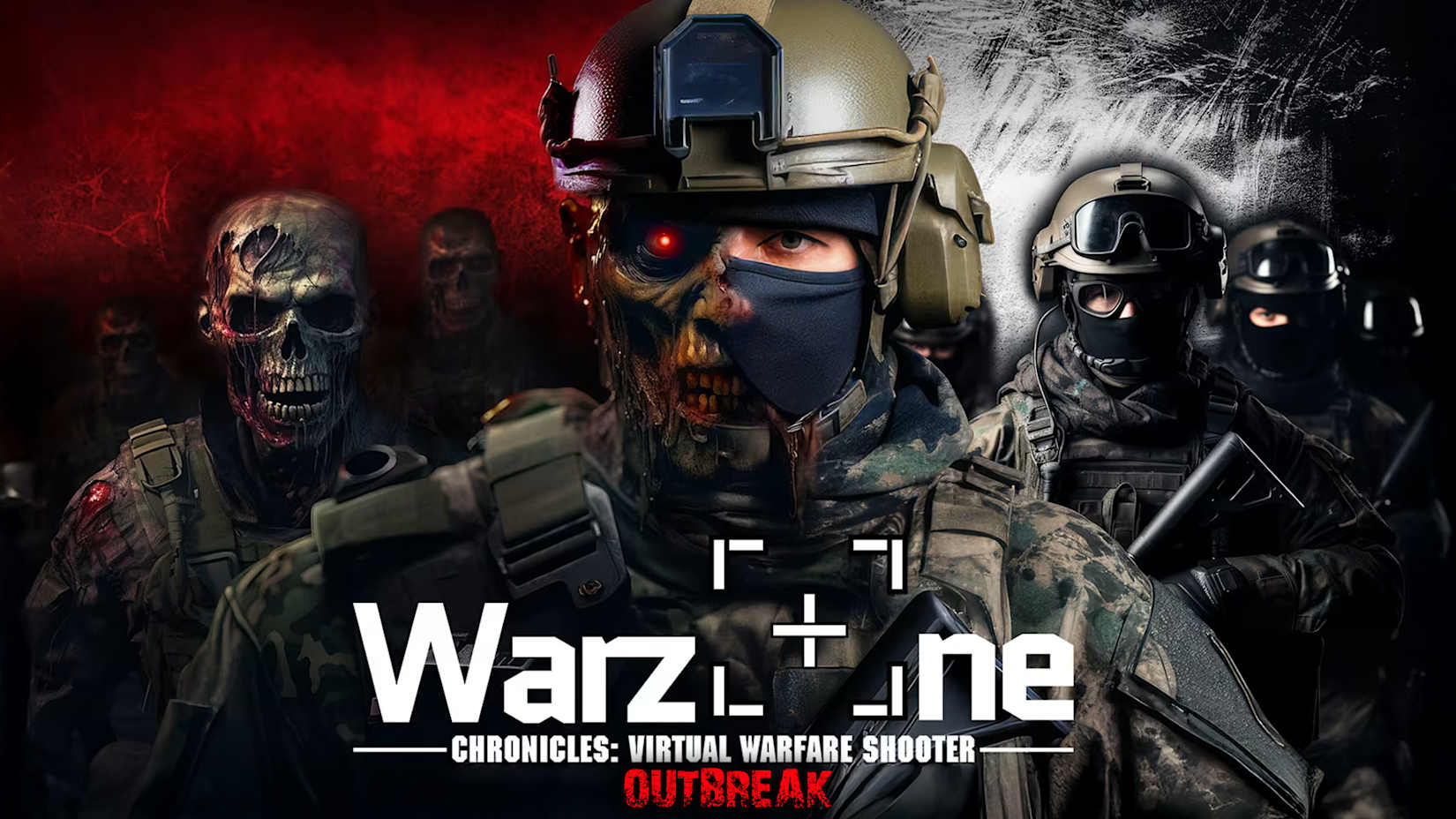 Warzone Chronicles: Virtual Warfare Shooter – Outbreak 封面