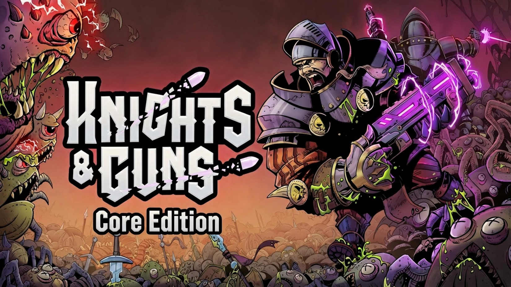 Capa de Knights & Guns Core Edition