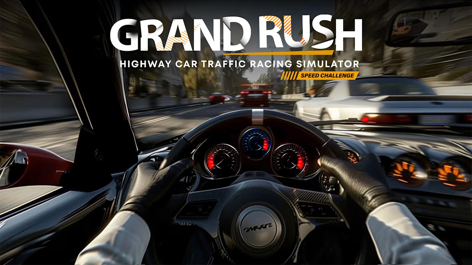 Grand Rush: Highway Car Traffic Racing Simulator: Speed Challenge 封面