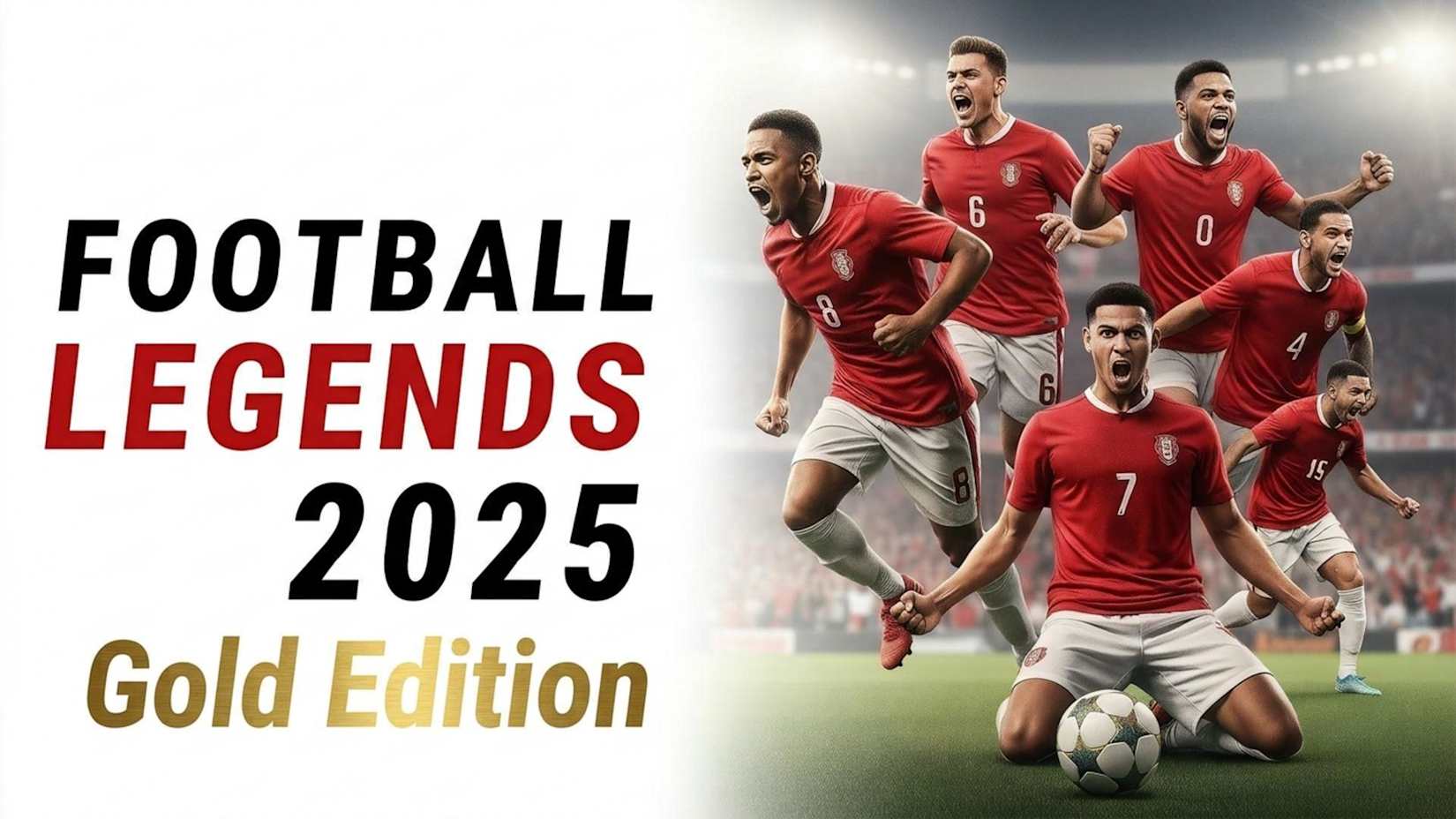 Capa de Football Legends 2025 Gold Edition