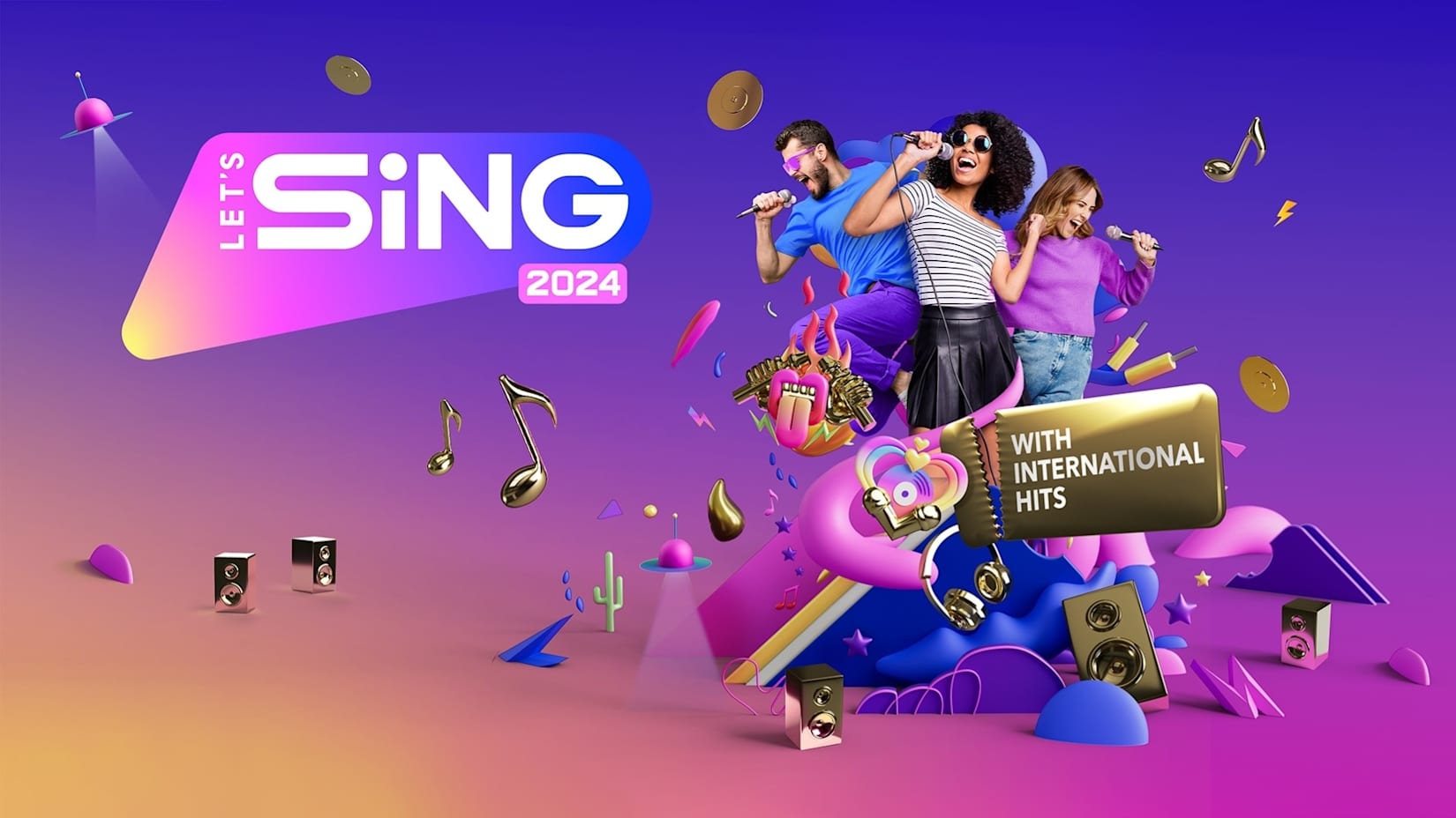Capa de Let's Sing 2024 with International Hits – Gold Edition
