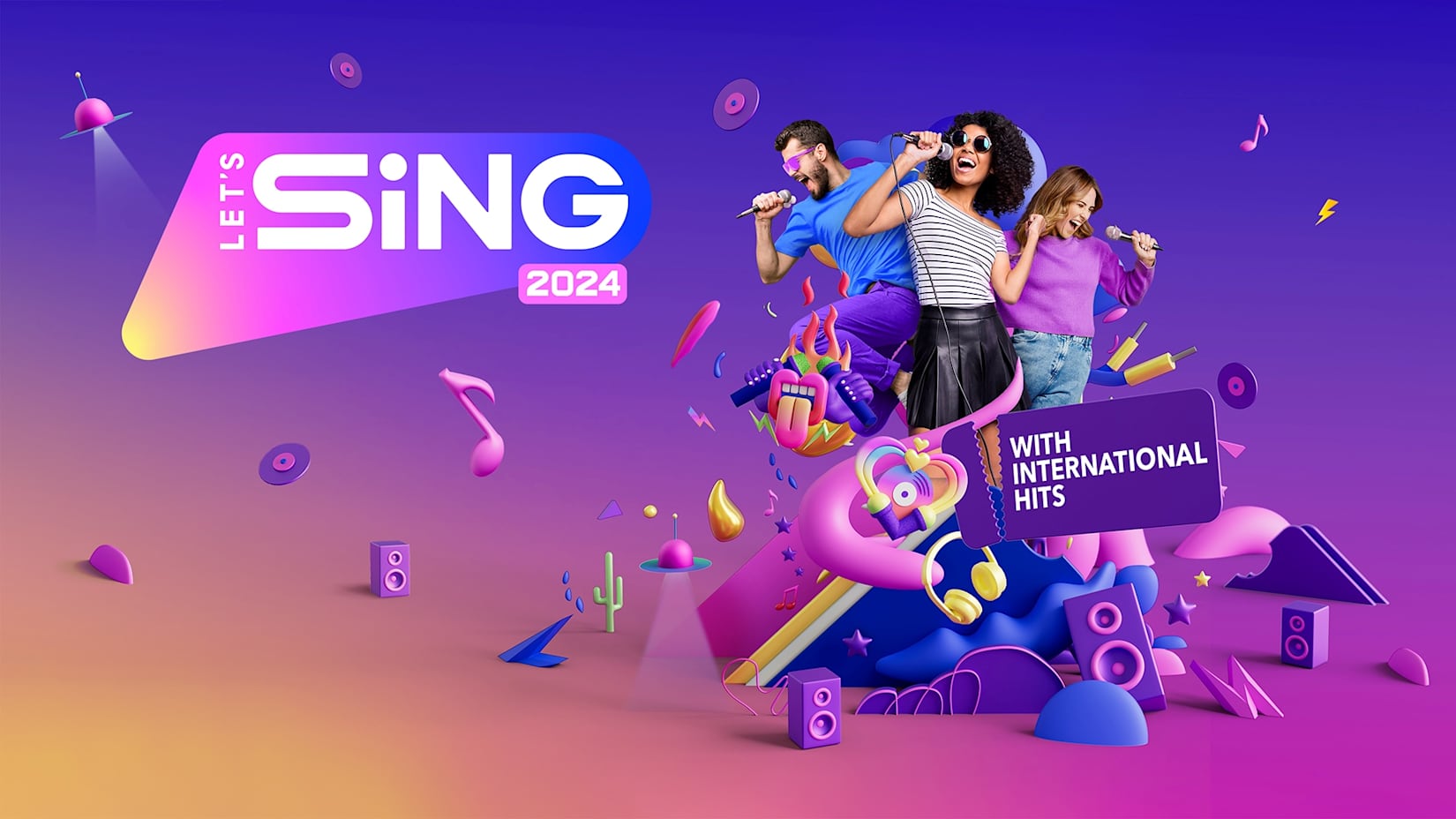 Capa de Let's Sing 2024 with International Hits
