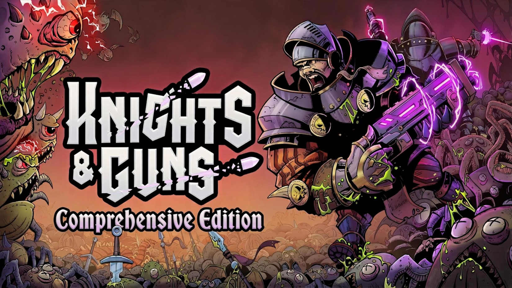 Capa de Knights & Guns Comprehensive Edition
