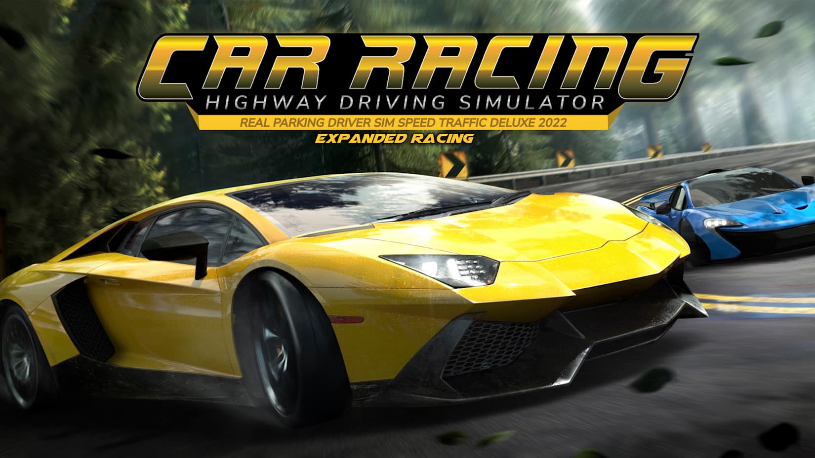Capa de Car Racing Highway Driving Simulator, Real Parking Driver Sim Speed Traffic Deluxe 2022 – Expanded Racing