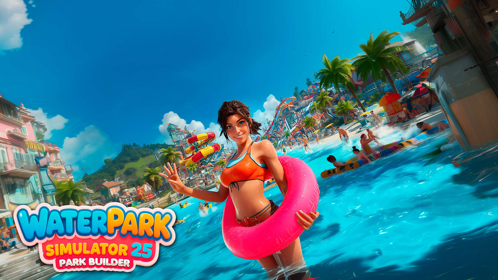 Capa de Waterpark Simulator 25: Park Builder