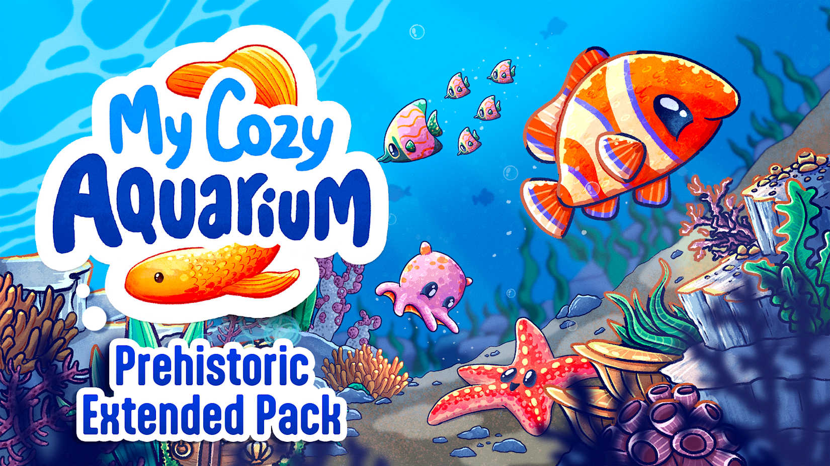 My Cozy Aquarium: Prehistoric Extended Pack 封面