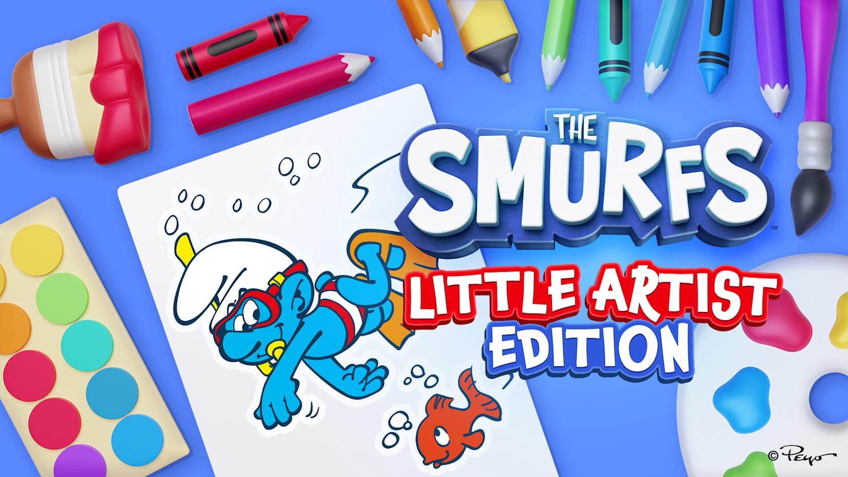 Capa de The Smurfs Little Artist Edition