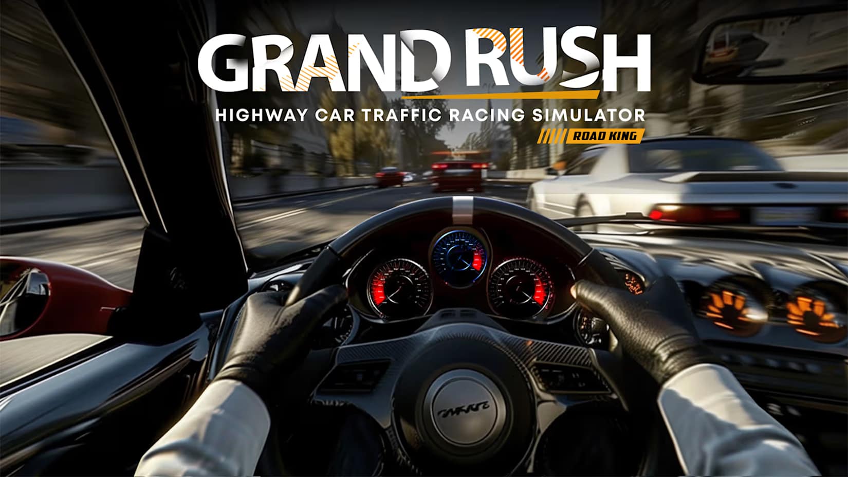 Grand Rush: Highway Car Traffic Racing Simulator – Road King 封面