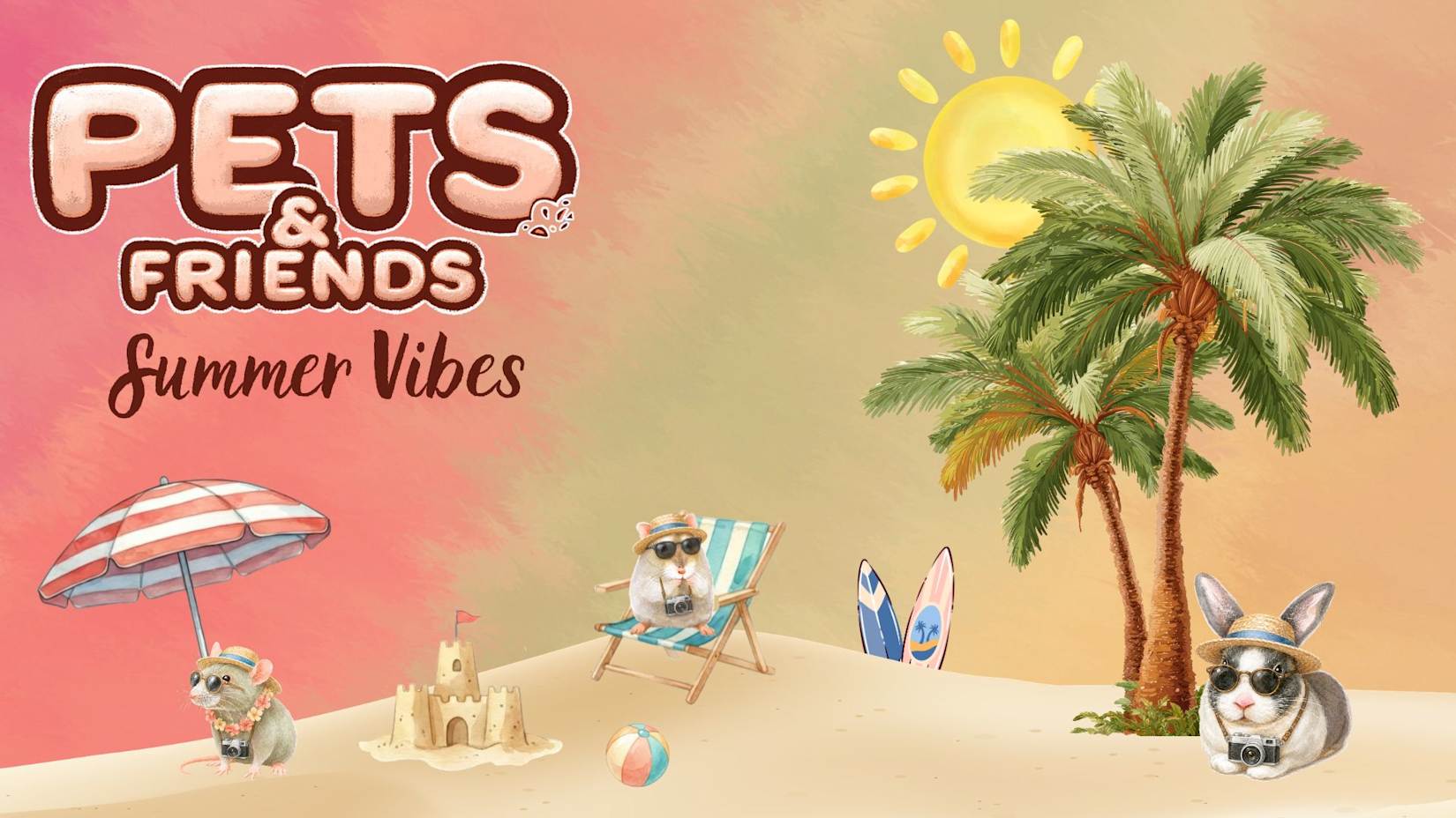 Capa de Pets and Friends Summer Vibes