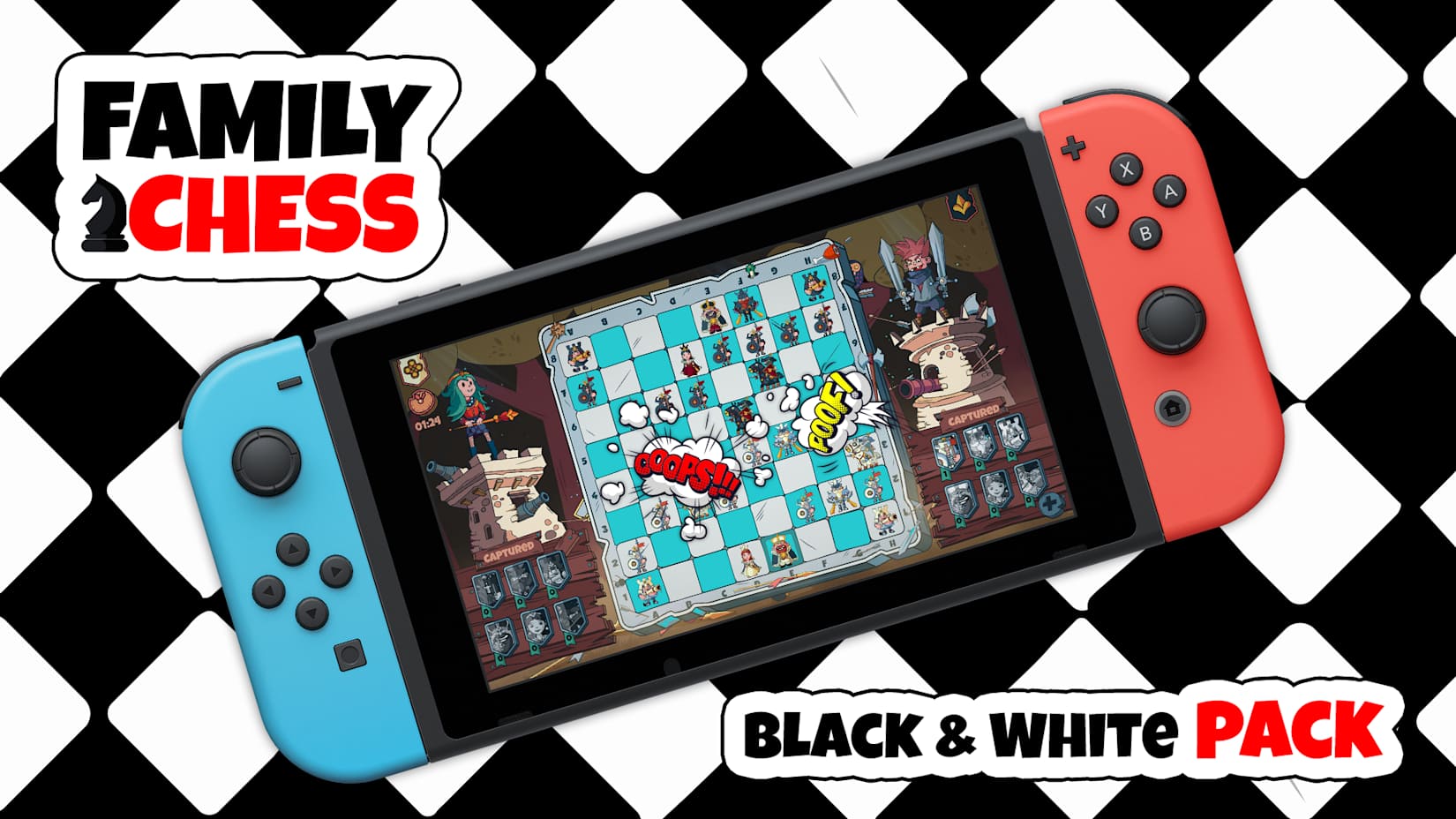 Family Chess Black & White Pack 封面